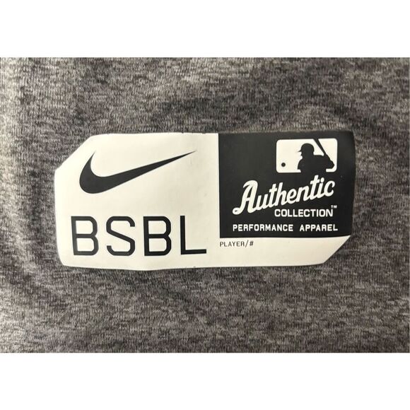 Nike St Louis Cardinals Shirt Adult Large Athletic Fit Gray 3/4 Sleeve Dri-Fit - Picture 5 of 7